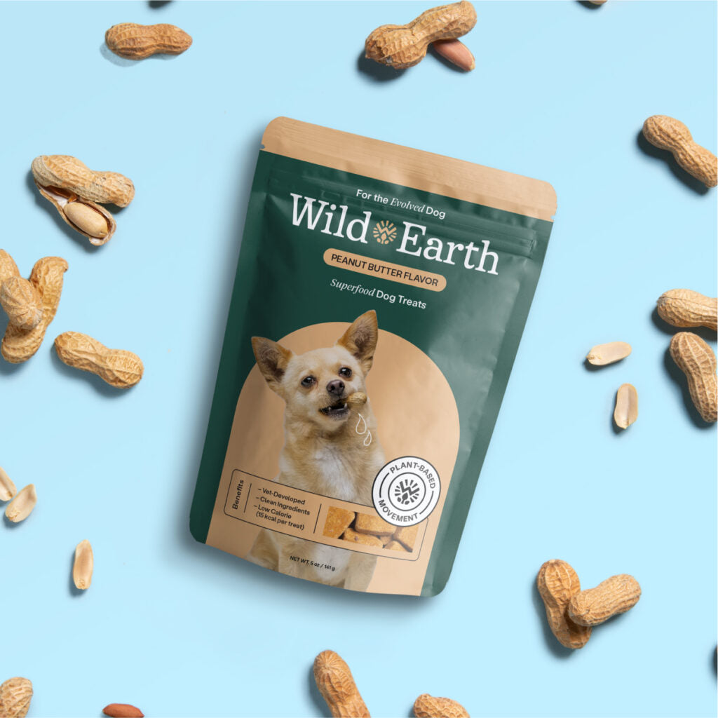 3 Pack - Superfood Dog Treats with Koji (5 oz per bag) by Wild Earth